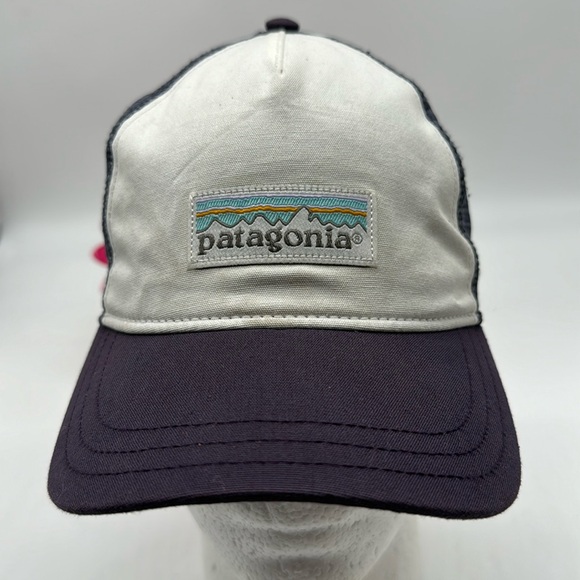 Patagonia Accessories - Patagonia Logo Black White Trucker Hat Adjustable HT6865